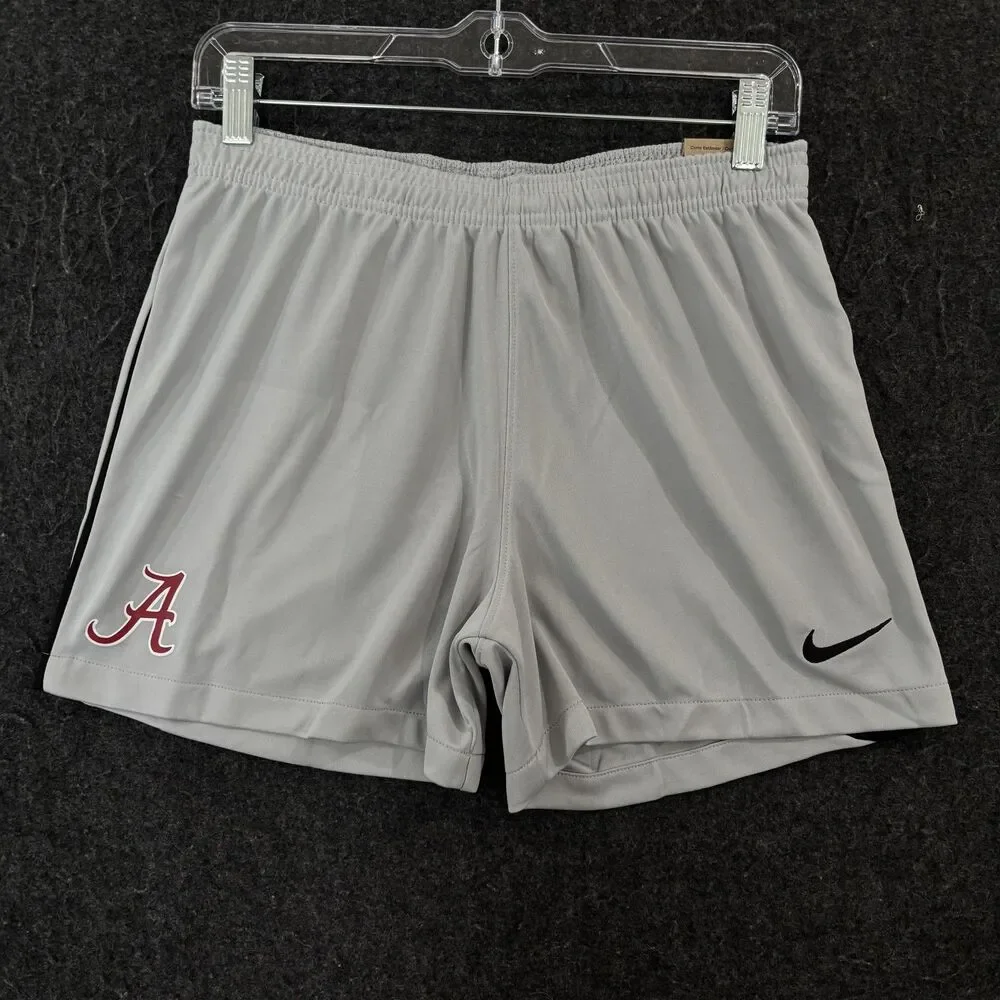 Alabama Crimson Tide Shorts Women's Small Gray Nike Dri-FIT Bama